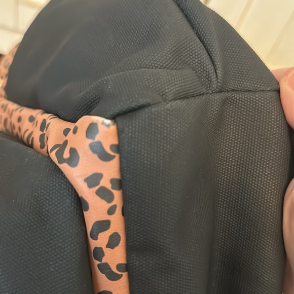 Gently Used Leopard Print Petunia Pickle Bottom Backpack - Picture 3 of 5